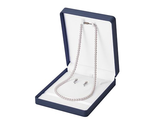 Case for 1, 2 or 3 long pearl necklaces, ALBA series, 5 pieces AR-N822-SP