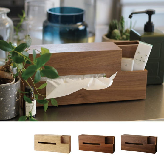 WOOD TISSUE CASE