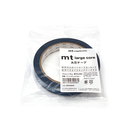 mt Large Core Masking Tape – Matte Duck Blue, 15mm×30m