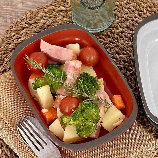 Red Grill Chef Gratin, red type, Western tableware, ovenware, gratin, made in Japan, Minoyaki, stylish