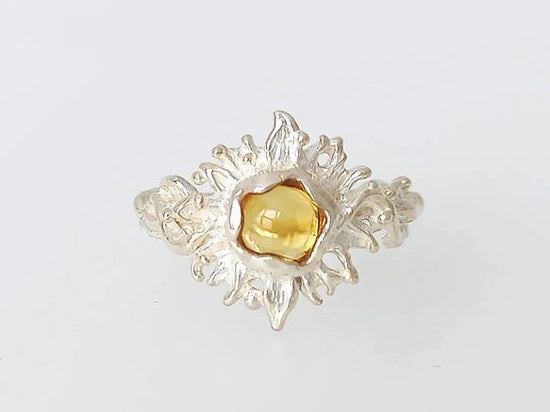 THE SUN Ring Citrine