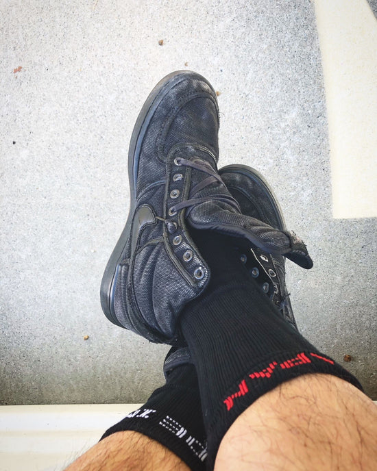 "Plane -black-" Socks