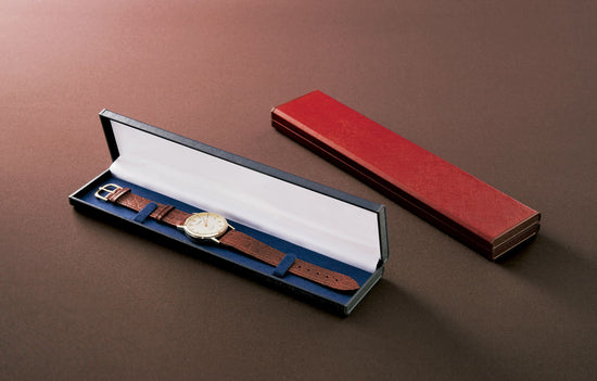 Watch case for leather belt, narrow type, paper leather style CS series, 20 pieces CS-30-W