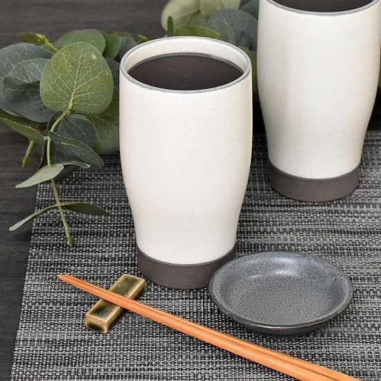 Hakuseto Pilsner, white Japanese tableware, free cup, made in Japan, cup.