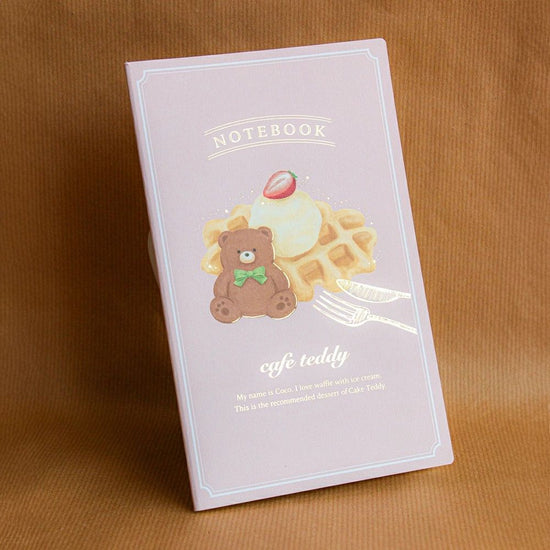 cafe teddy notebook [waffles].