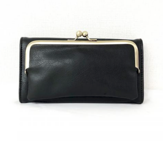 Natural Synthetic Leather Long Wallet