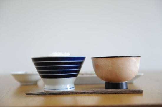 Iroha Bowl Colorful Black Rimmed