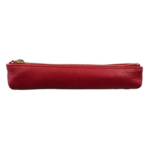 LIFE Leather Pen Case – Red, Small
