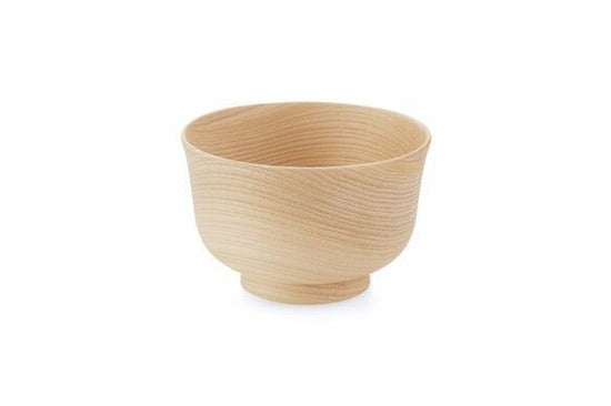 3.7 Feather Warped Soup Bowl with Stopper, Natural, SO-355