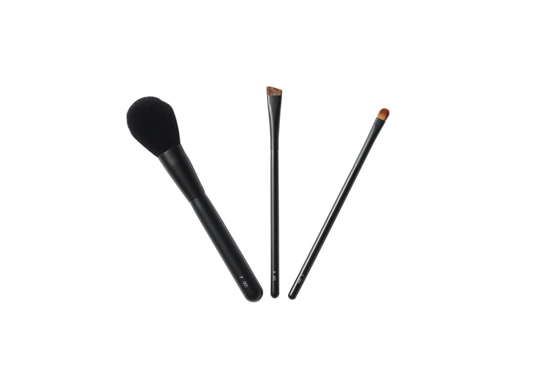 Kumano Brush Makeup Brushes / Gift set of 3 brushes