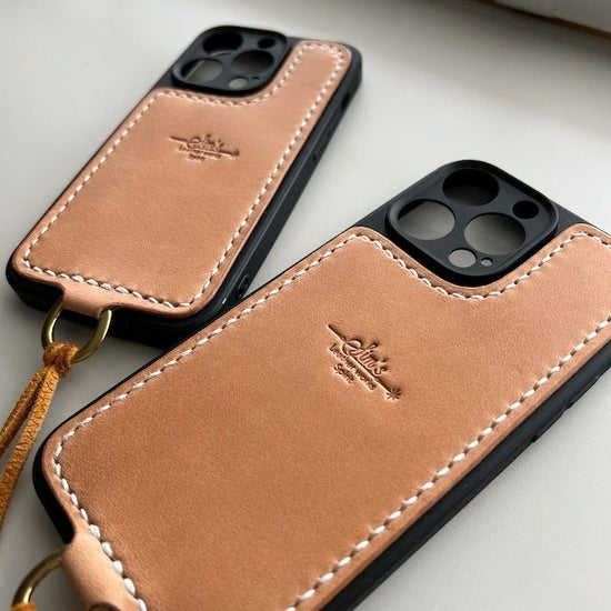 Saddle Leather Back Case for iPhone MAX