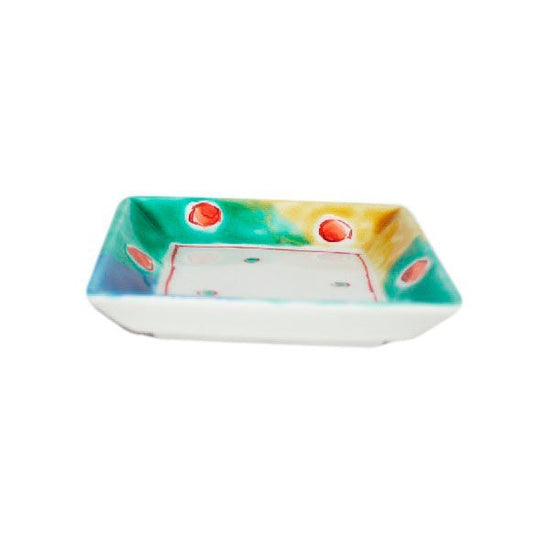 [Eisyou] Three-square dish with marble design