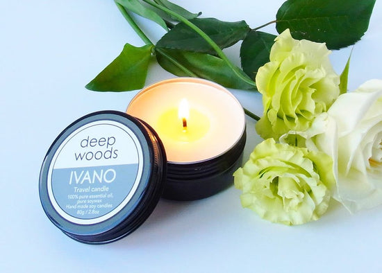 IVANO Travel Soy Candle deep woods