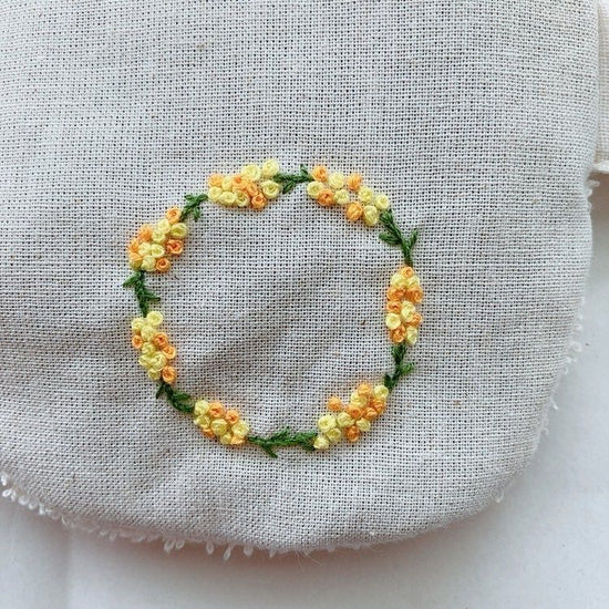 Eye pillow (small flower series) [mimosa].