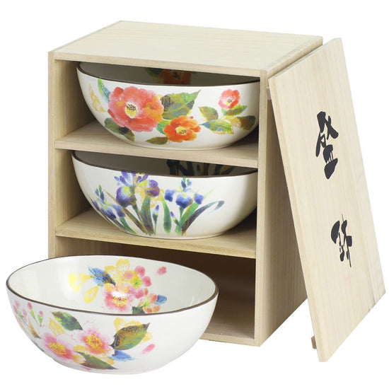 Hana-fuga three-piece bowl (03959)