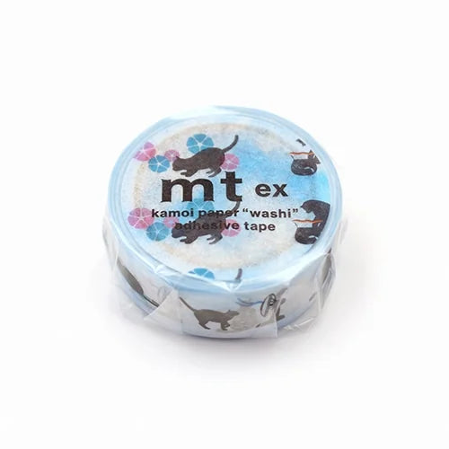 mt Masking Tape ex – Summer Cats, 15mm×7m