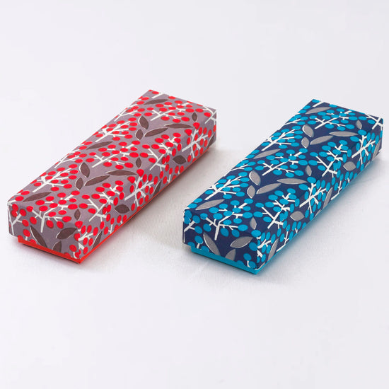 Kyoto Hand-dyed Washi pen case (Nanten)