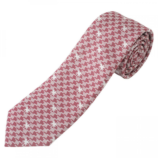 Necktie Nishijin silk, staggered pattern - 11. Victory, knight, made in Japan