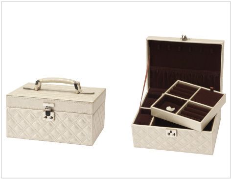 Quilted Jewelry Box S Size, Serena Collection, 1 piece JB-9100