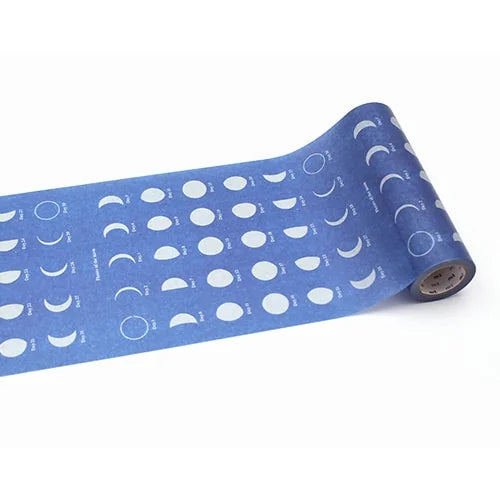 mt casa Thick Washi Tape – Moon Phases, 150mm×7m