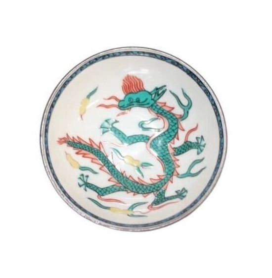 [Kaga Kiln] Cup with design of Chinese zodiac [dragon