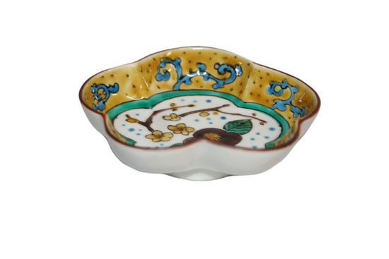 [Eisyou] Camellia design, 3" pine-shaped dish