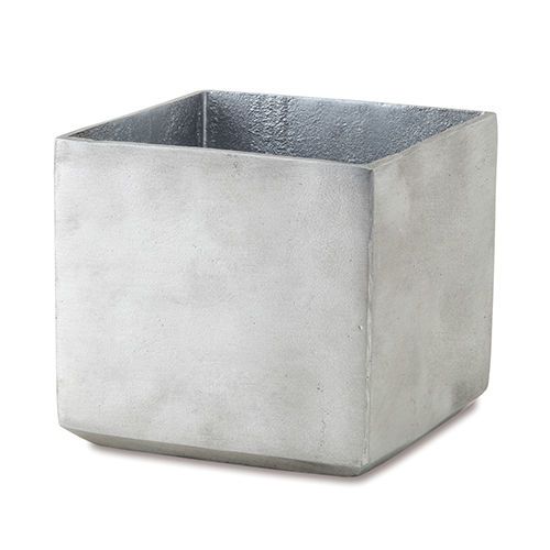 63665 [PLUS THE GREEN] square pot silver