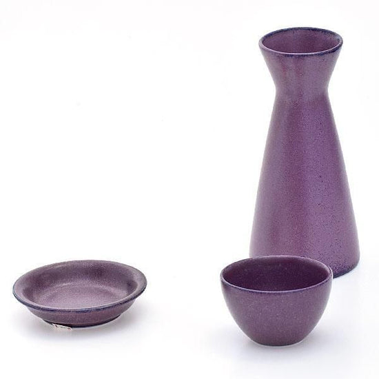 Veggie Color Violet One-Goupe Tokuto, Purple Japanese Tableware, Tokuto, Sake Cup, Made in Japan, Minoyaki, Sake, Stylish, Modern