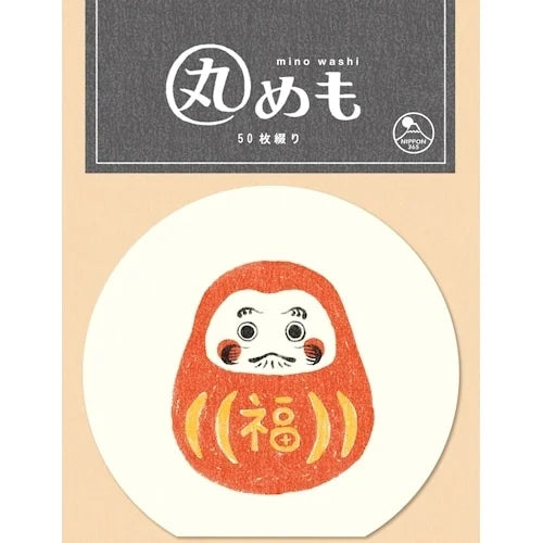 Furukawa Shiko Maru-Memo Round Memo Pad – Daruma