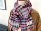 Handwoven tweed scarf | mid ♡♤ ♭69 [made with apparel leftover yarn]