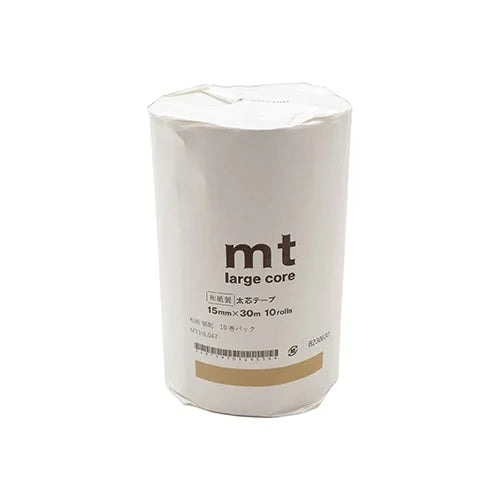 mt Large Core Masking Tape (10-Pack) – Camel, 15mm×30m
