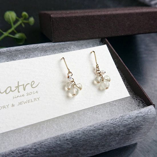 프레나이트 피어싱 이어링 콰트르