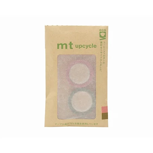 mt upcycle Masking Tape (Set of 2) – Rose Pink × Uguisu Green, 15mm×7m