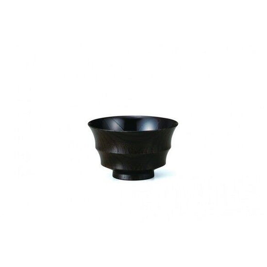 Sake cup, Japanese sake, cold sake, Yamanaka Lacquer ware, Made in Japan <Zelkova 2.8 komagata sake cup, kurozuri> SX-0575