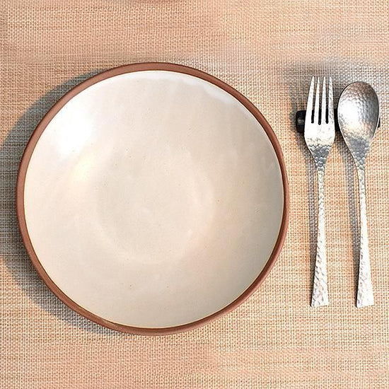 Blanc Soil deep bowl, medium white, Western tableware, medium bowl, made in Japan, Minoyaki, stylish, modern