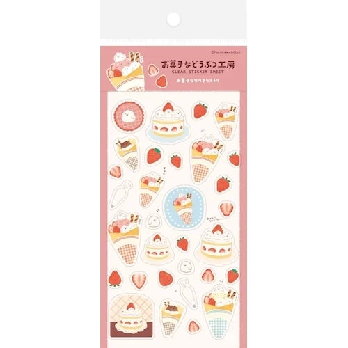 Furukawa Shiko Clear Sticker Sheet – Dressed-Up Bird