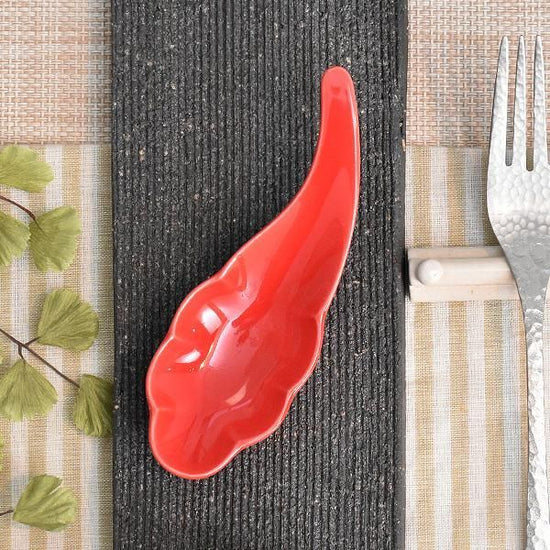 Cloud Amuse Red Red Japanese tableware, delicacies, petit bowl, made in Japan, Minoyaki, stylish, modern
