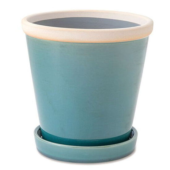 30768 [PLUS THE GREEN] Glossy Pot Turquoise