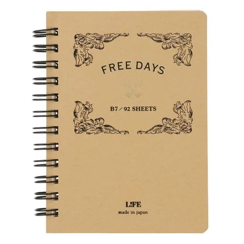 LIFE FREE DAYS Undated Diary – B7, Chestnut