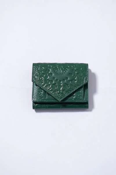Bandana Trifold Wallet in Dark Green