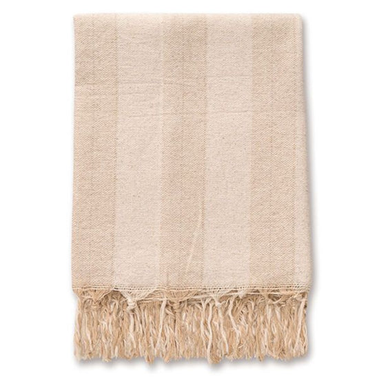 53401 Double weight multi-cover striped natural