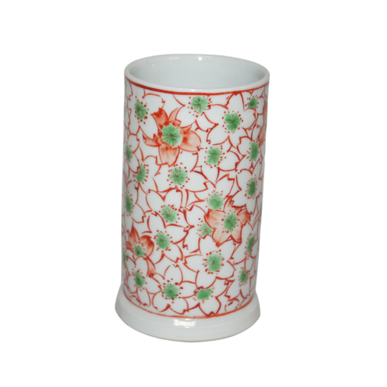 [Eisyou] Writing tube with cherry blossom-zume design