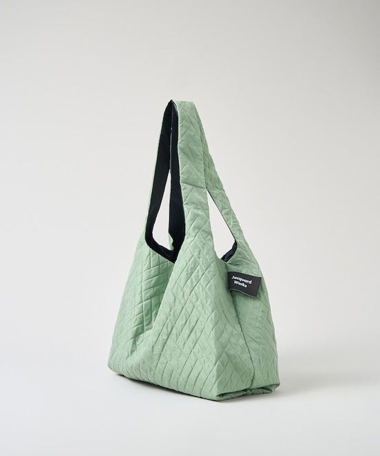 DOUBLE bag / green matrasse / M