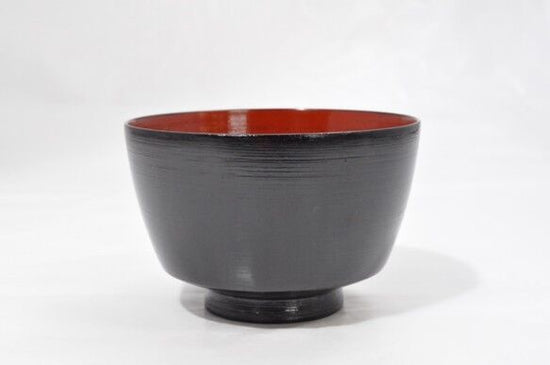 Japanese Yamanaka-nuri wooden soup bowl "Zelkova" 3.7 Bowls, Kasho-an SO-0540