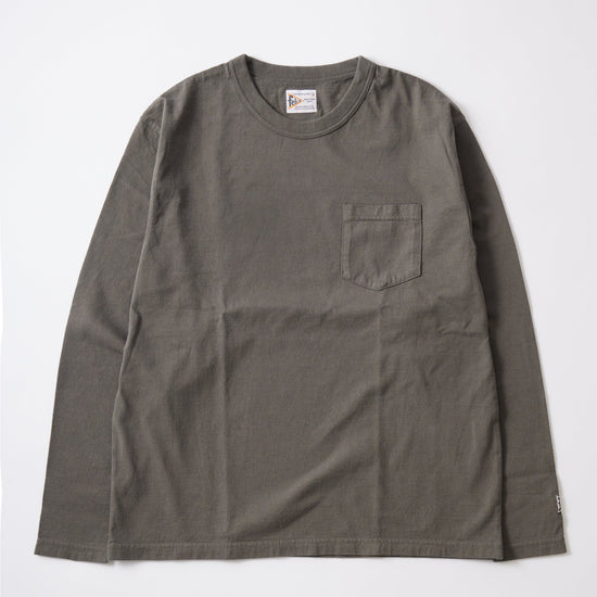 [24SS NEW COLOR]FELCO MODIFIED L/S BINDER NECK CREW POCKET T 7oz 18 SINGLE JERSEY - 10 COLORS