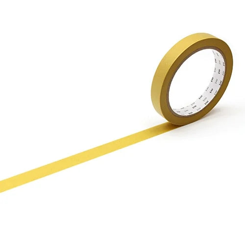 mt Large Core Masking Tape – Matte Mustard, 15mm×30m