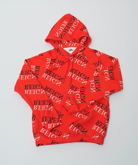 Monogram hoodie(Red)