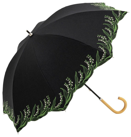 Long Umbrella with Suzuran Embroidery