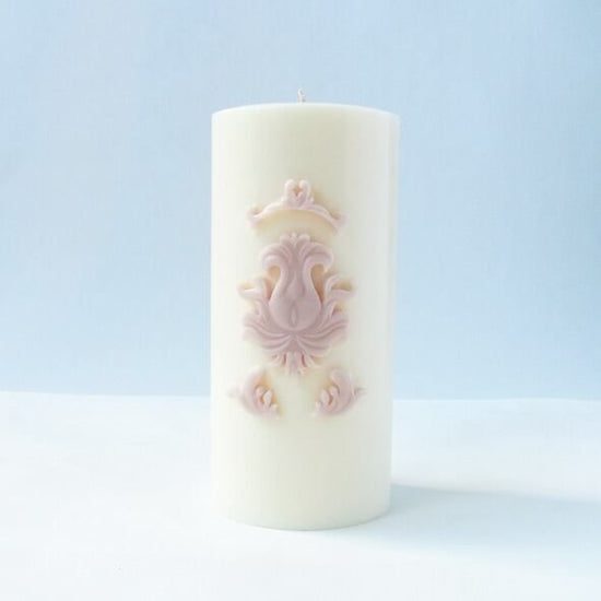 Soy wax candle, pink