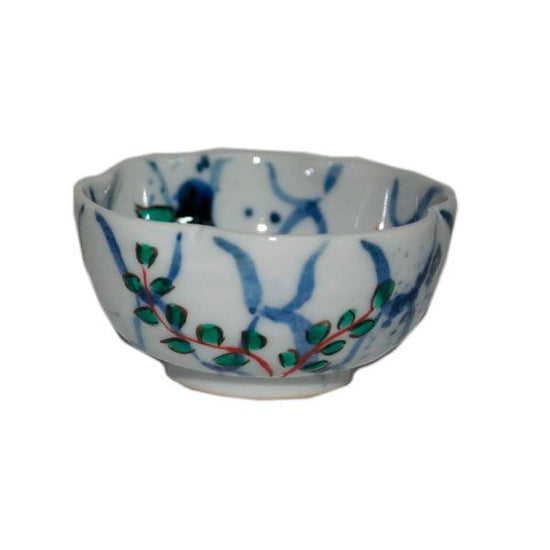 [Eisyou] Dyeing, fishnet and fishnet design in a circular flower cup